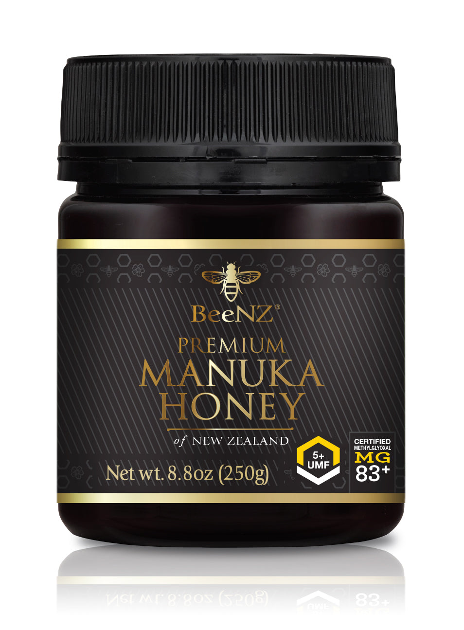 BeeNZ UMF5+ Manuka Honey (MGO 83+)